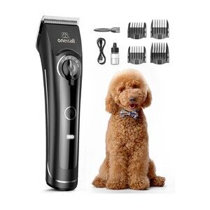Oneisall Dog Clippers for Grooming Thick Curly Hair Low Noise Model CP 9050